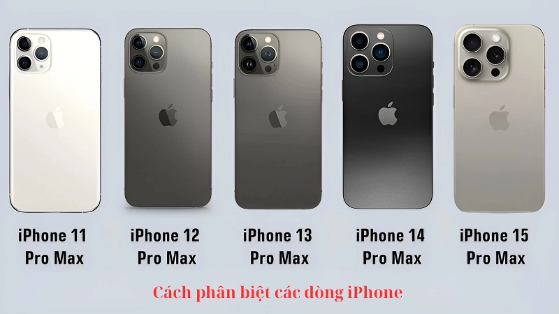 Cách phân biệt các dòng ip bằng thiết kế và tính năng