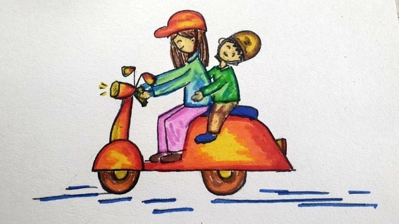 Câu đố về xe máy vui nhộn giúp bé nhận biết phương tiện