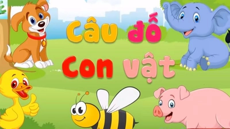 Câu đố cho bé 4 tuổi về các con vật dễ nhớ