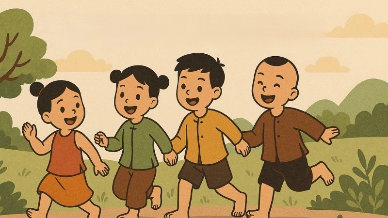 Bài đồng dao Rềnh rềnh ràng ràng vui nhộn cho bé