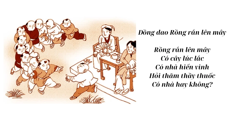 Bài đồng dao Rồng rắn lên mây