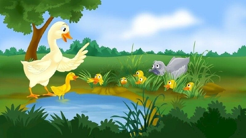 Câu đố về con vịt vui nhộn kích thích trí tuệ bé