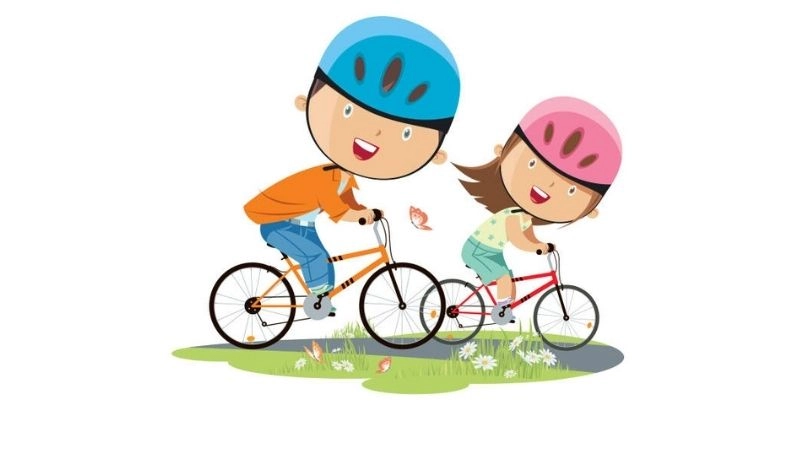 Câu đố về xe đạp giúp bé hiểu về phương tiện di chuyển