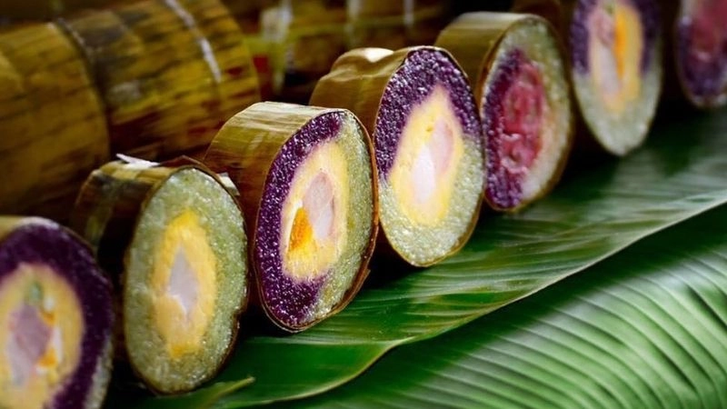 Câu đố về bánh tét gói tròn tình quê hương