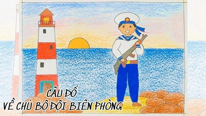 Bé học yêu nước qua câu đố về chú bộ đội biên phòng