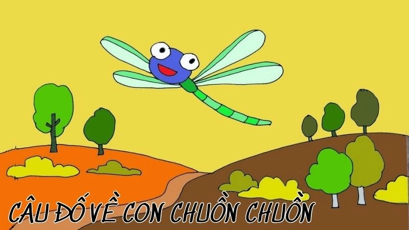 Tập làm thi sĩ với câu đố về chuồn chuồn cho thiếu nhi