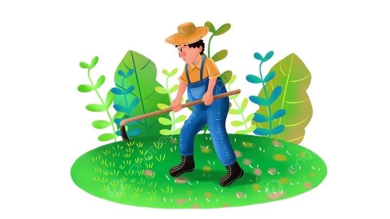 Câu đố về cái cuốc khơi dậy tình yêu lao động sớm