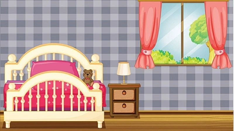 Câu đố về cái giường giúp trẻ hiểu đồ vật gia đình