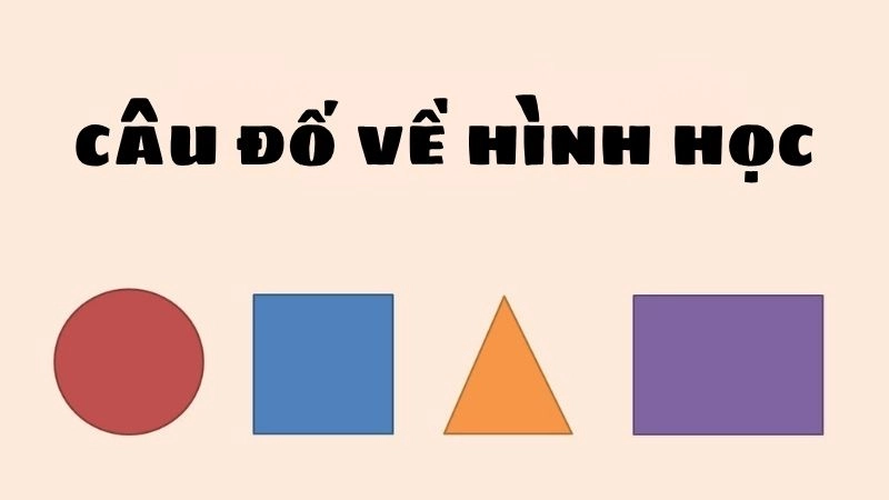 Câu đố về hình học giúp rèn luyện trí não hiệu quả