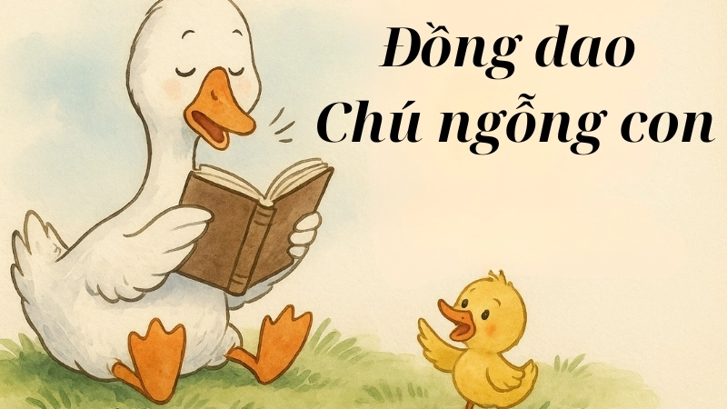 Tìm hiểu nội dung đồng dao chú ngỗng con truyền thống