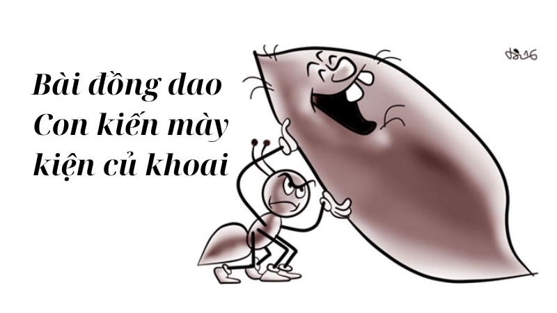 Đồng dao Con kiến mày kiện củ khoai trong văn hóa dân gian