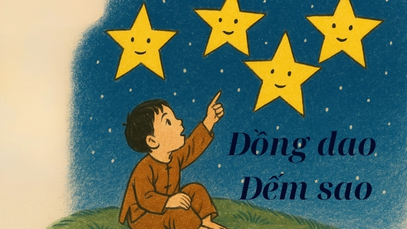Đồng dao Đếm sao - Học cách đếm và phát triển tư duy