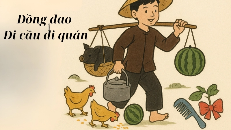 Cùng bé học Đồng dao Đi cầu đi quán dễ nhớ dễ chơi