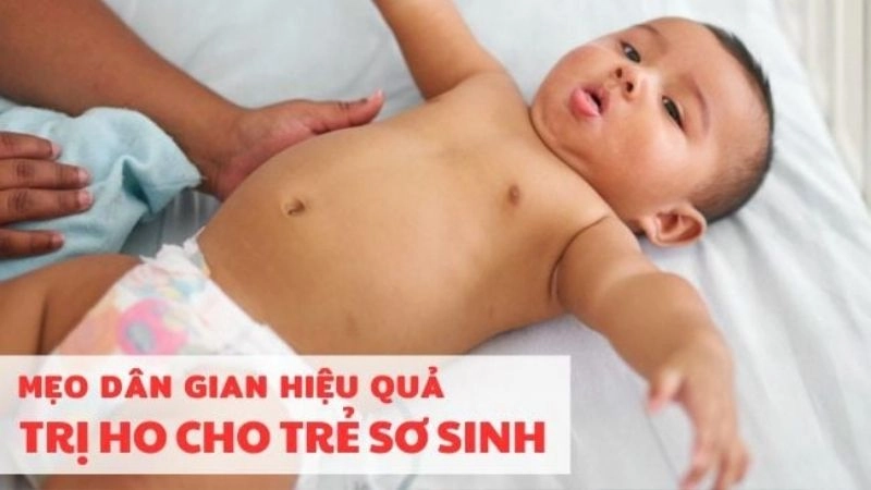 Mẹo dân gian trị ho cho trẻ sơ sinh được các mẹ tin dùng