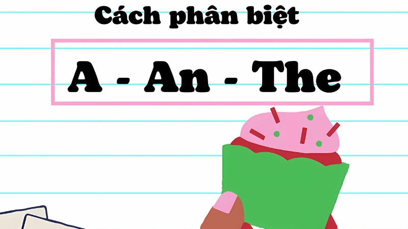 Cách phân biệt a, an, the trong tiếng Anh chi tiết và dễ nhớ