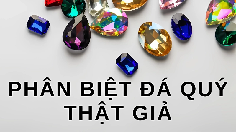 Cách phân biệt đá quý thật giả chính xác nhất hiện nay