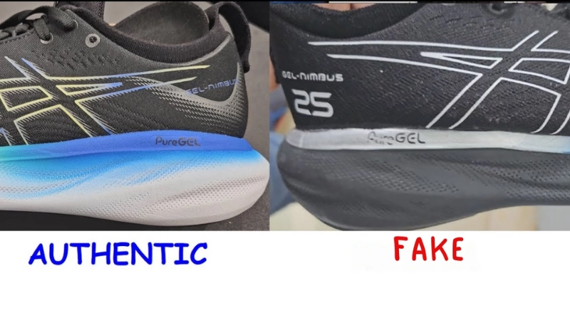 Phân biệt giày Asics thật và giả dựa trên giá bán và nguồn gốc