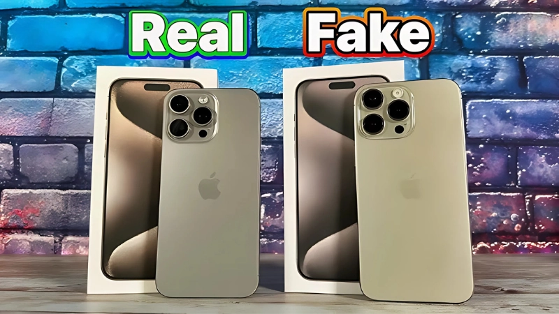 Cách phân biệt iPhone thật và giả đơn giản, nhanh chóng