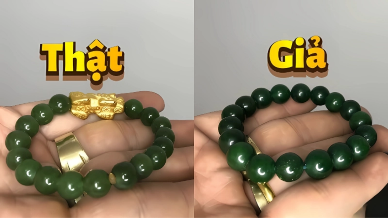 Hướng dẫn chi tiết cách phân biệt ngọc thật giả cực dễ Hướng dẫn chi tiết cách phân biệt ngọc thật giả cực dễ