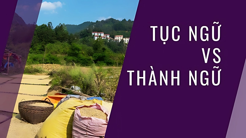 Cách phân biệt thành ngữ và tục ngữ 