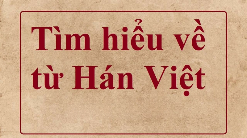 Bật mí cách phân biệt từ Hán Việt chuẩn nhất ai cũng cần Bật mí cách phân biệt từ Hán Việt chuẩn nhất ai cũng cần