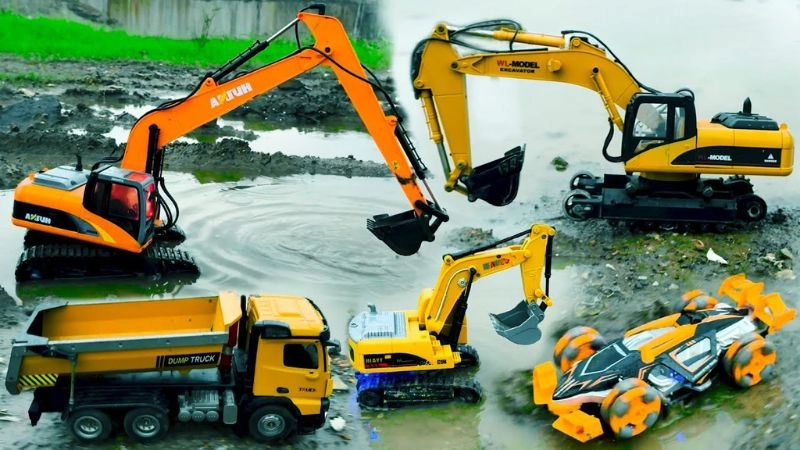 Câu đố về xe cần cẩu cho bé mê công trình