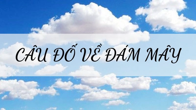 Tuyển tập câu đố về đám mây hay nhất mọi thời đại