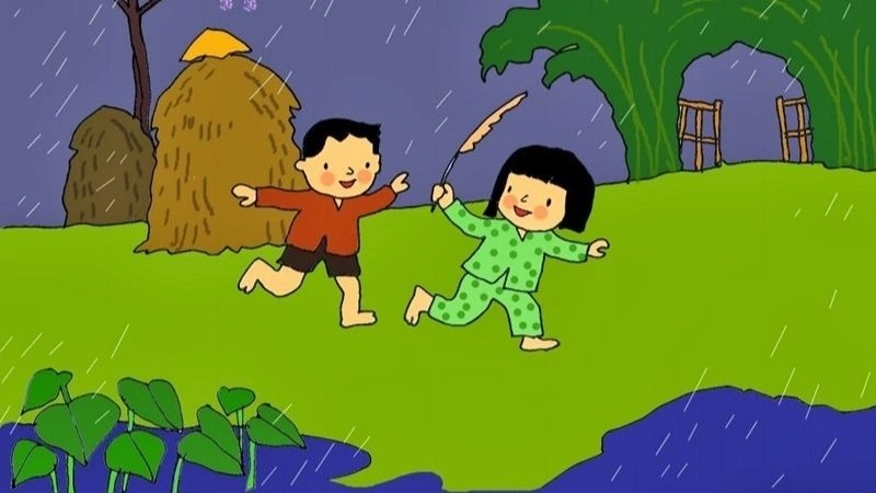Câu đố về mưa gợi nhớ bao kỷ niệm ngọt ngào