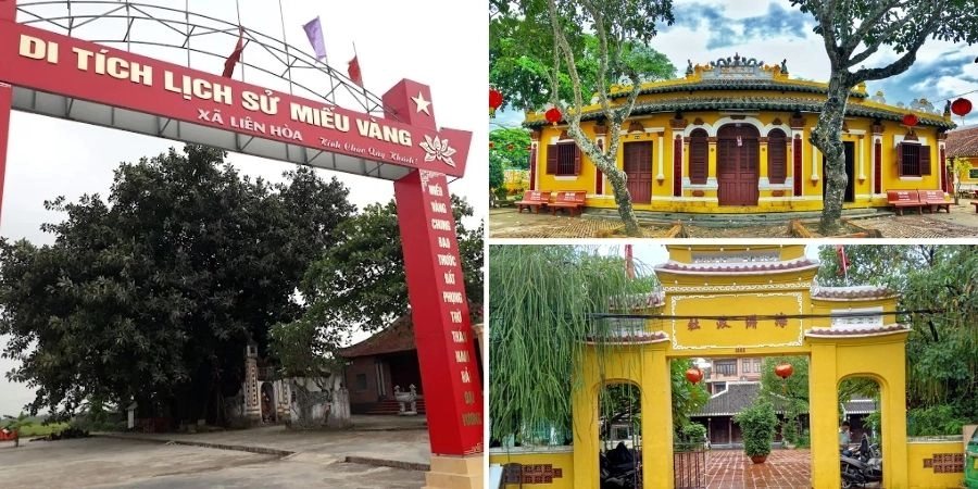 Khám phá di tích lịch sử Miếu Vàng giữa lòng Thủ đô cổ kính