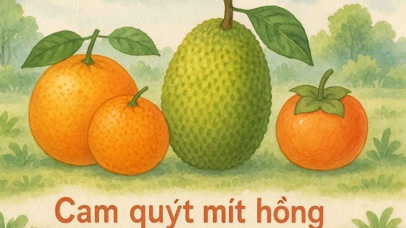 Tìm hiểu đồng dao cam quýt mít hồng cho trẻ mầm non