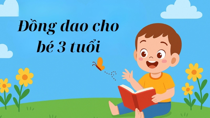 Tuyển tập những bài đồng dao cho bé 3 tuổi dễ nhớ dễ đọc