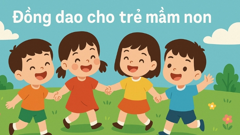 Tổng hợp đồng dao cho trẻ mầm non dễ nhớ, dễ thuộc nhất