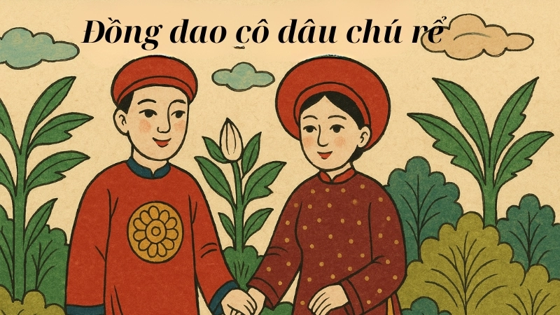 Đồng dao cô dâu chú rể gắn liền tuổi thơ bao thế hệ