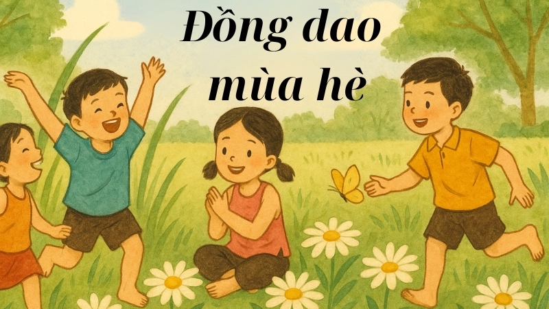 Tuyển chọn bài đồng dao mùa hè thiếu nhi vui nhộn ý nghĩa