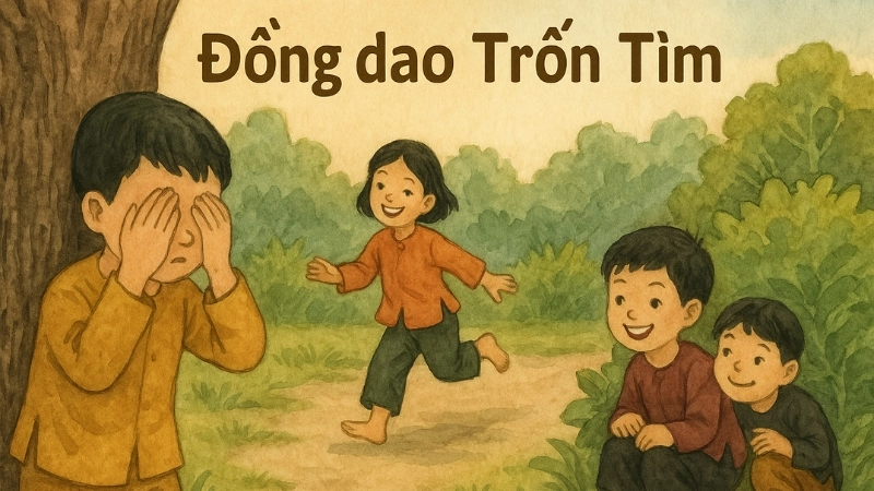 Đồng dao trốn tìm vui nhộn cho bé chơi cùng bạn bè