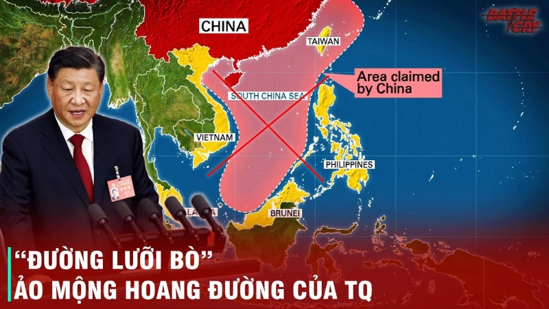 Đường lưỡi bò bị phản đối vì vi phạm chủ quyền và luật quốc tế