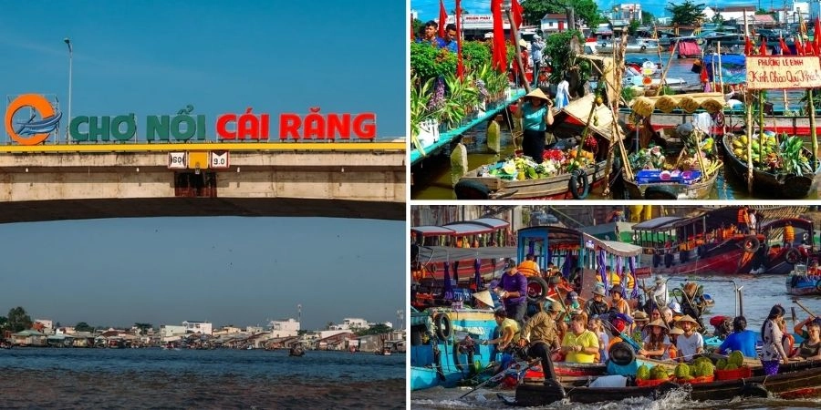 Những bức ảnh sống động kể lại lịch sử chợ nổi cái răng