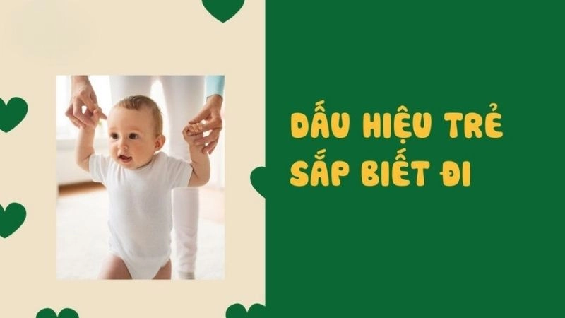 Dấu hiệu trẻ sắp biết đi giúp mẹ chuẩn bị tốt