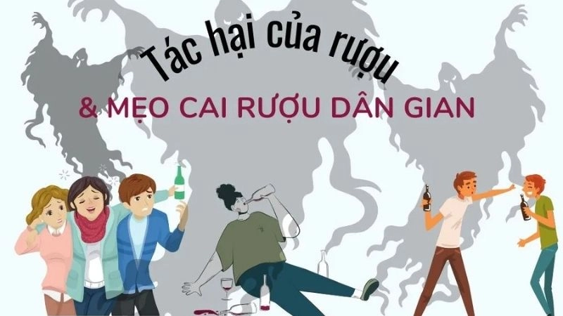 Tác hại của rượu bia đến sức khỏe con người