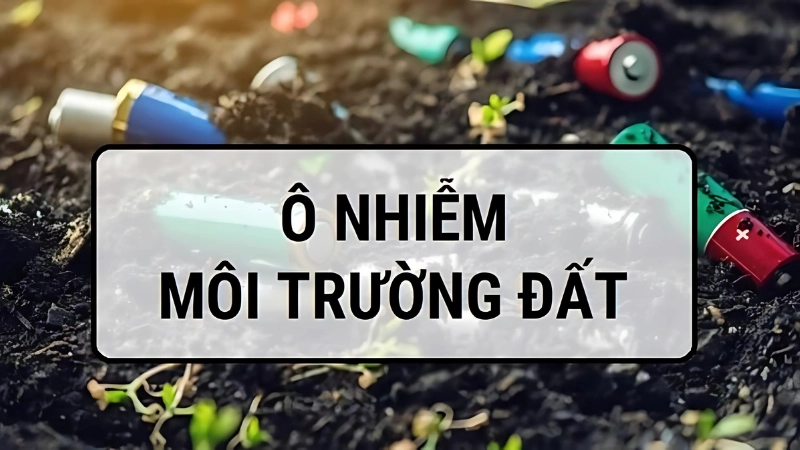 Ô nhiễm môi trường nước, đất và chất thải rắn là gì?