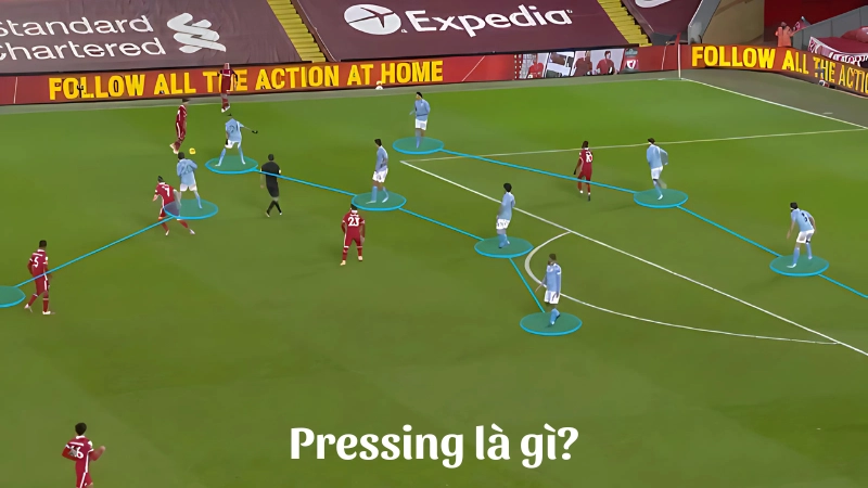Pressing nghĩa là gì trong bóng đá?