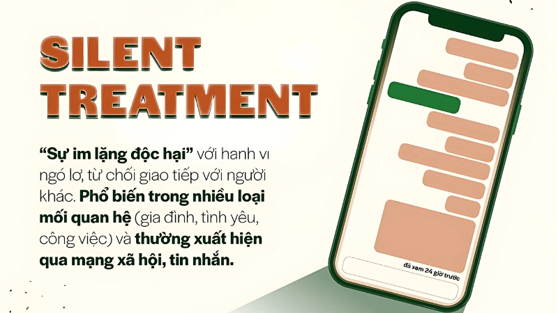 Cách xử lý khi đối mặt với Silent Treatment