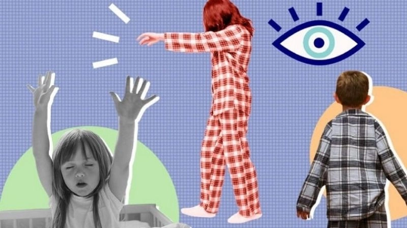 Mộng du là một dạng rối loạn, khiến trẻ đứng dậy và đi lại xung quanh khi đang ngủ