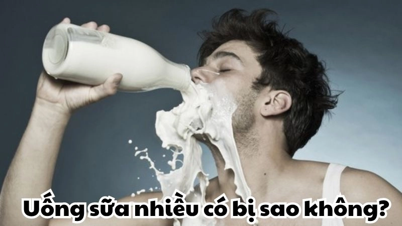 Uống sữa nhiều có bị sao không - Uống bao nhiêu một ngày