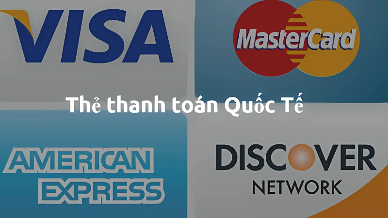 Thẻ ghi nợ quốc tế dùng thanh toán toàn cầu, mua sắm online