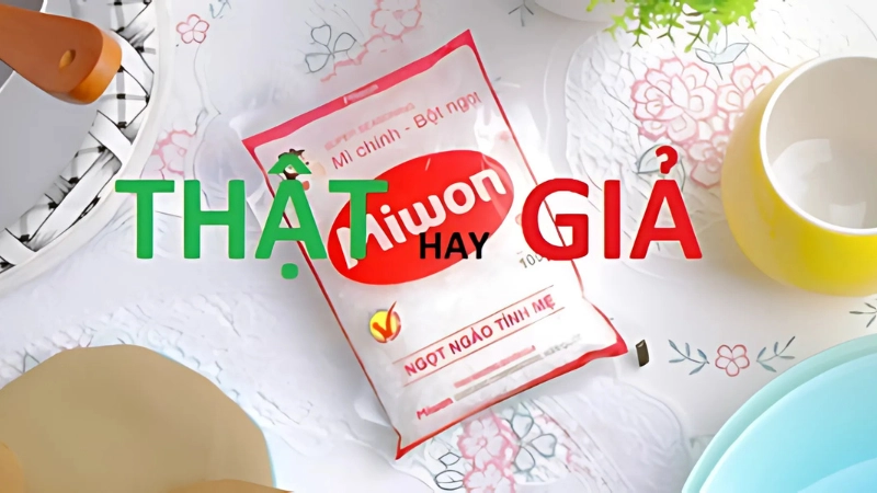 Thử nếm và kiểm tra độ tan trong nước