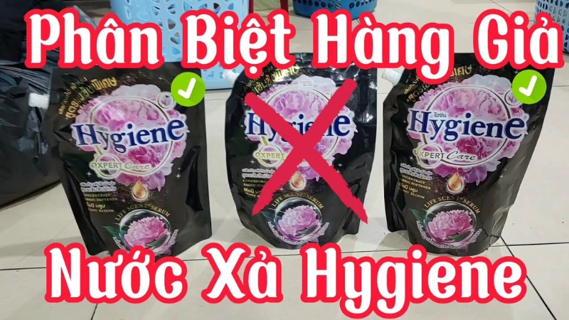 Chuyên gia tiết lộ cách phân biệt nước xả Hygiene thật giả