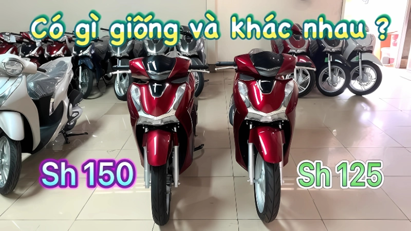 Cách phân biệt SH 125 và 150 chuẩn nhất ai cũng làm được
