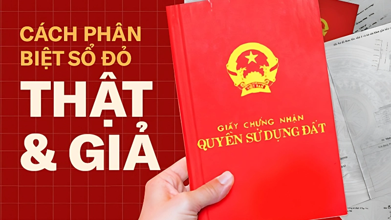 Tầm quan trọng của việc phân biệt sổ đỏ thật và giả