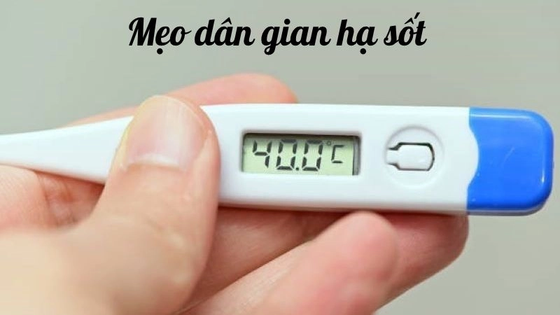 Mẹo hạ sốt dân gian từ nguyên liệu thiên nhiên dễ tìm